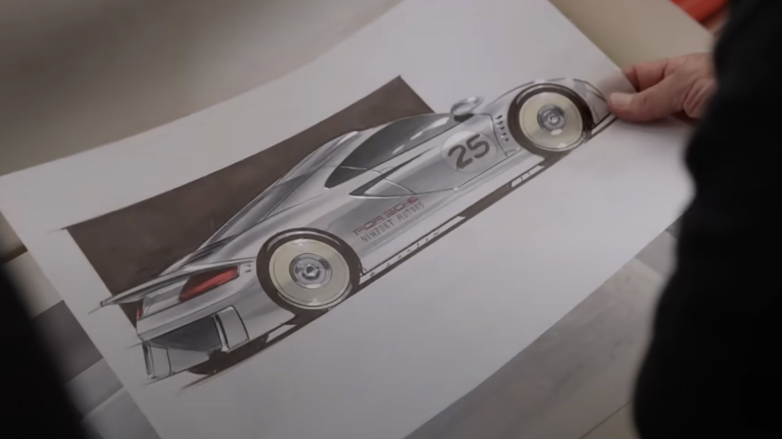 Early Porsche Carrera GT sketch