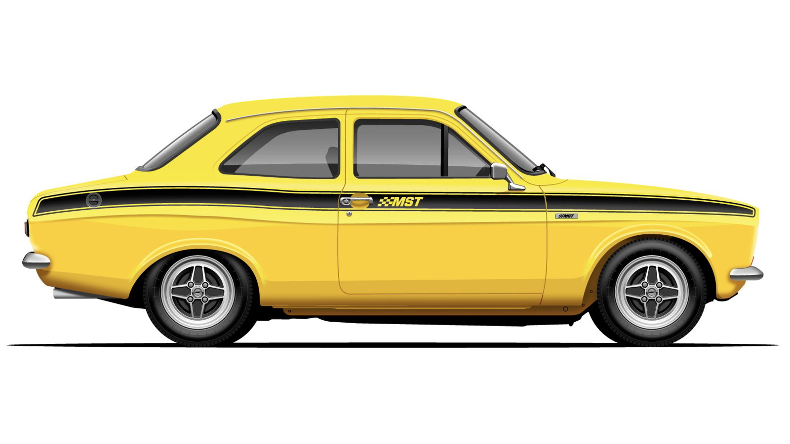 MST Mk1 Sports - side, yellow