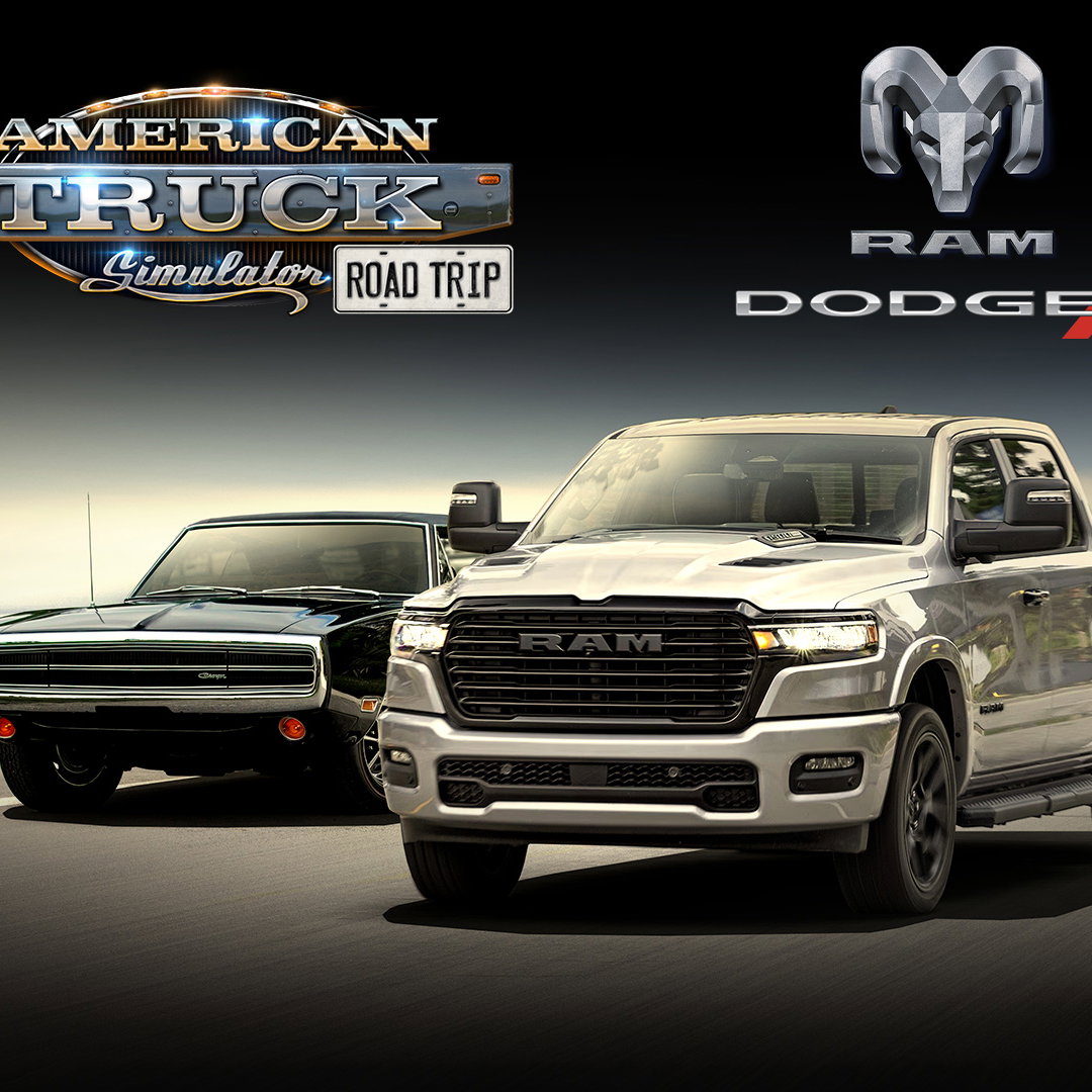 American Truck Simulator - Ram and Dodge car pack