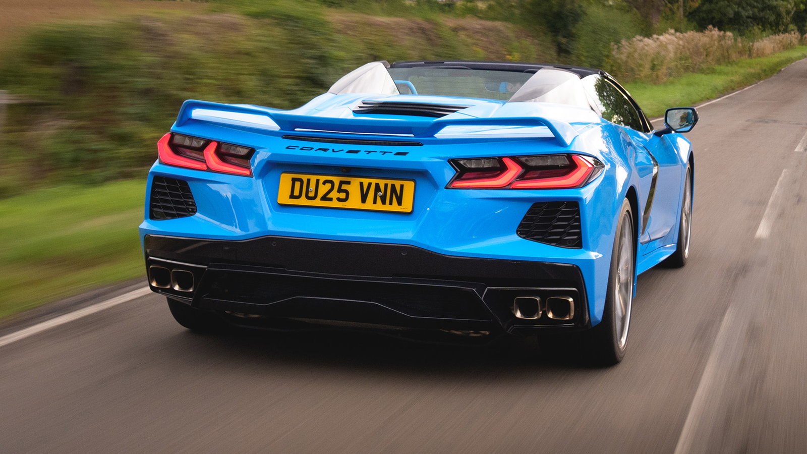 C8 Chevrolet Corvette Stingray Convertible UK spec, rear