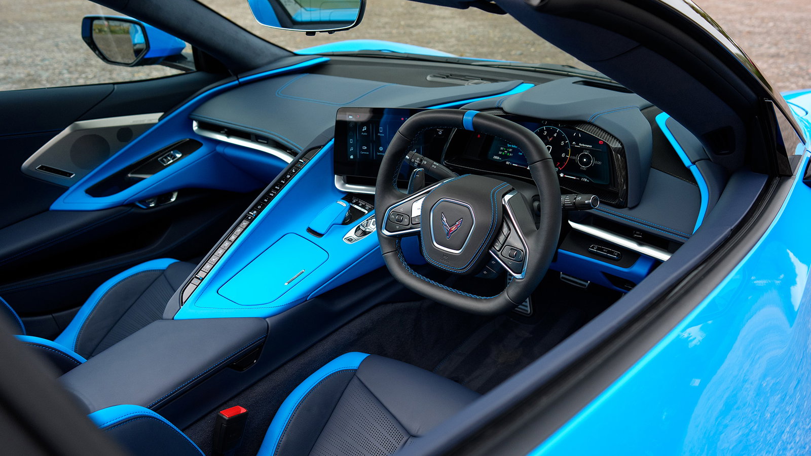 C8 Chevrolet Corvette Stingray Convertible UK spec, interior