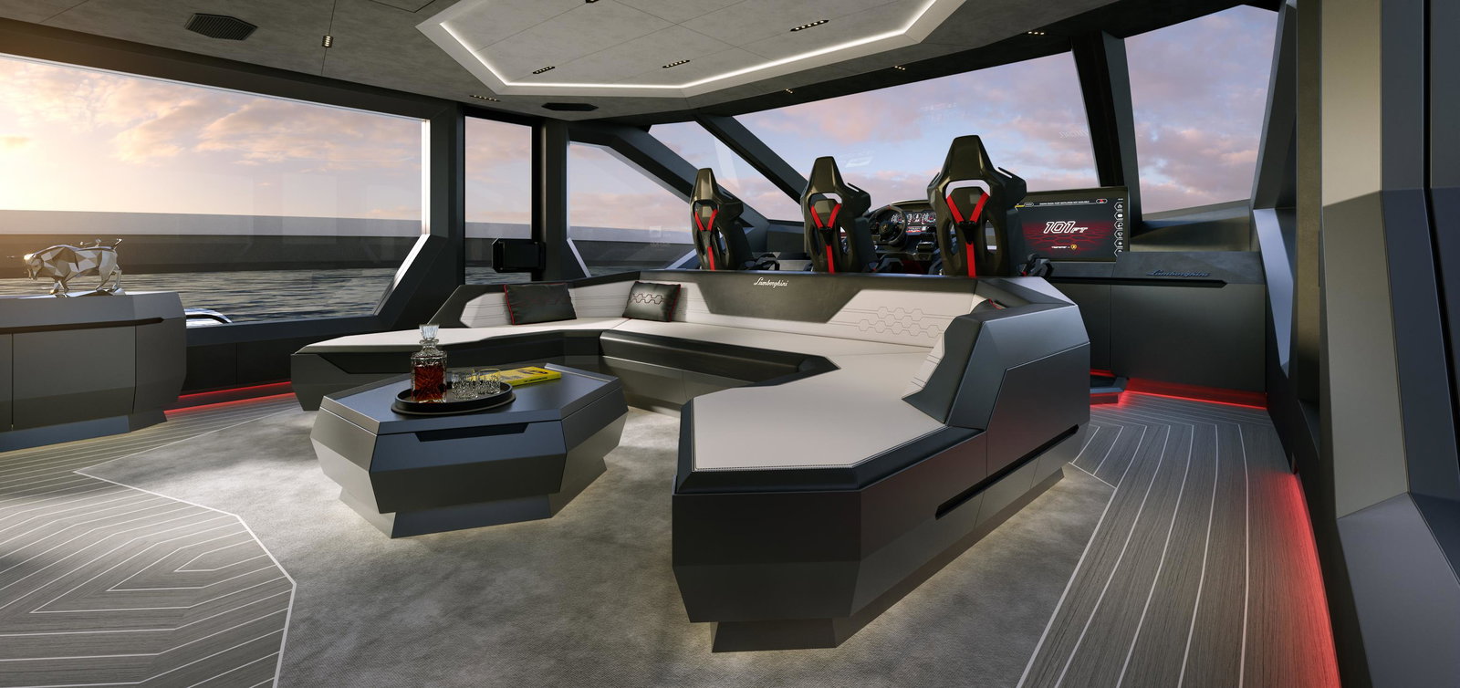 Tecnomar for Lamborghini 101FT - cabin