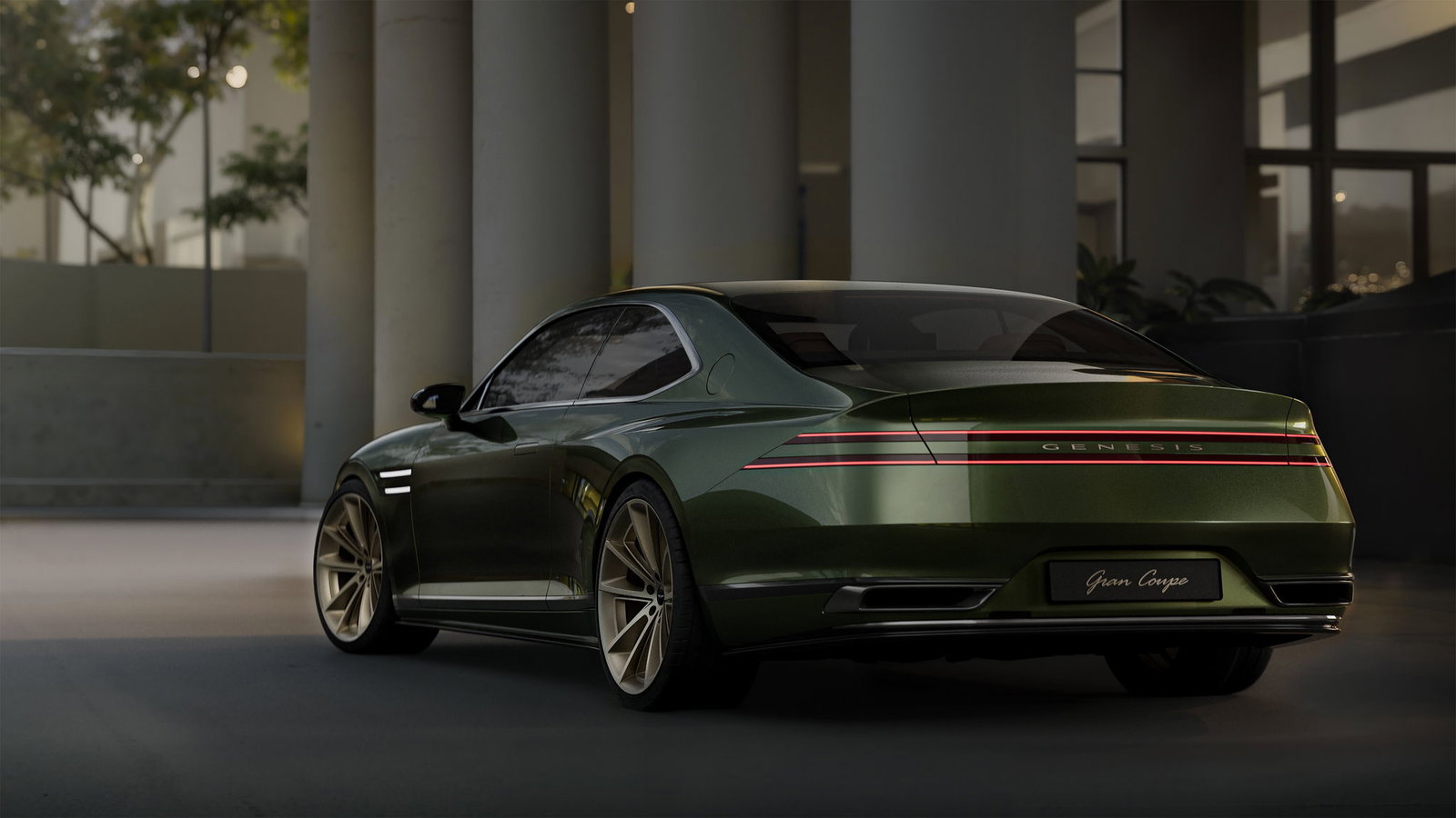 Genesis X Gran Coupe - rear