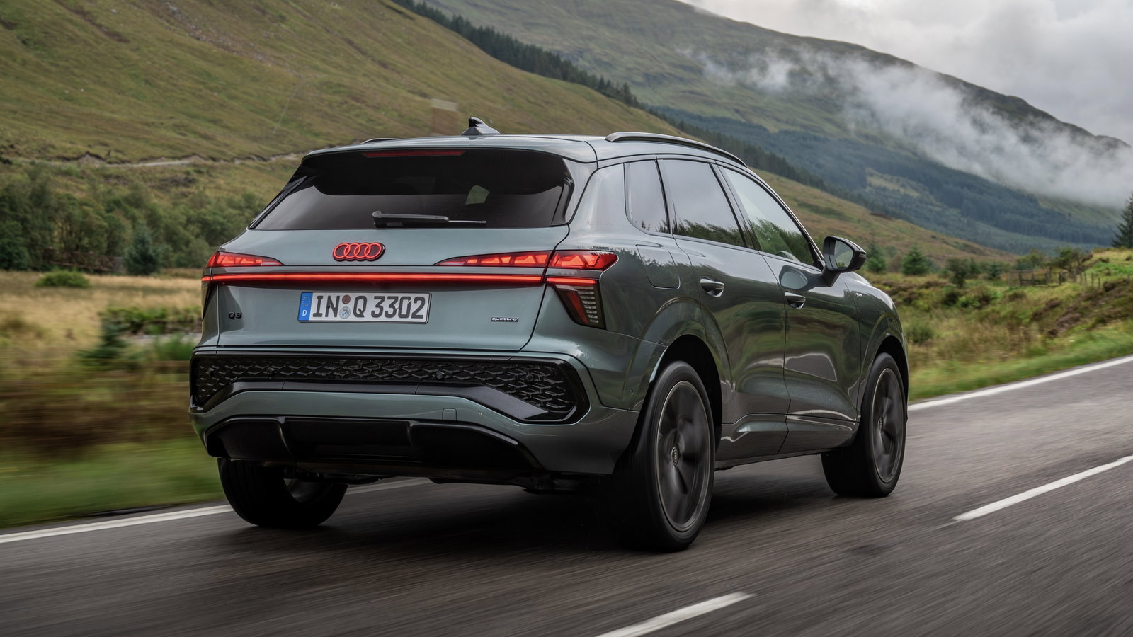 2025 Audi Q3 - rear, driving