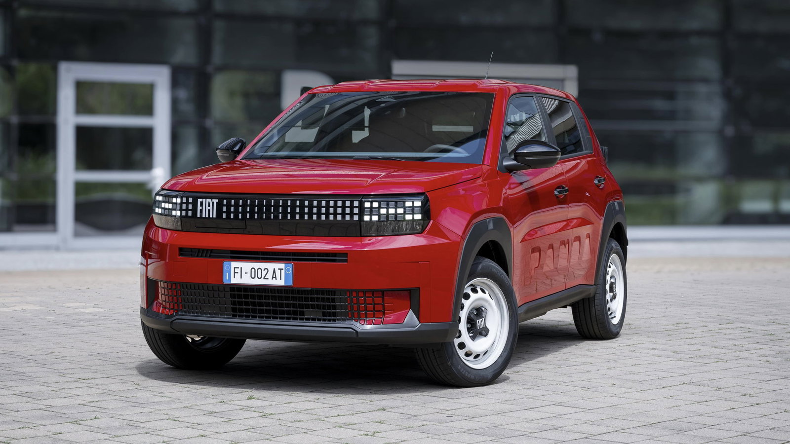 Fiat Grande Panda Electric Red - front