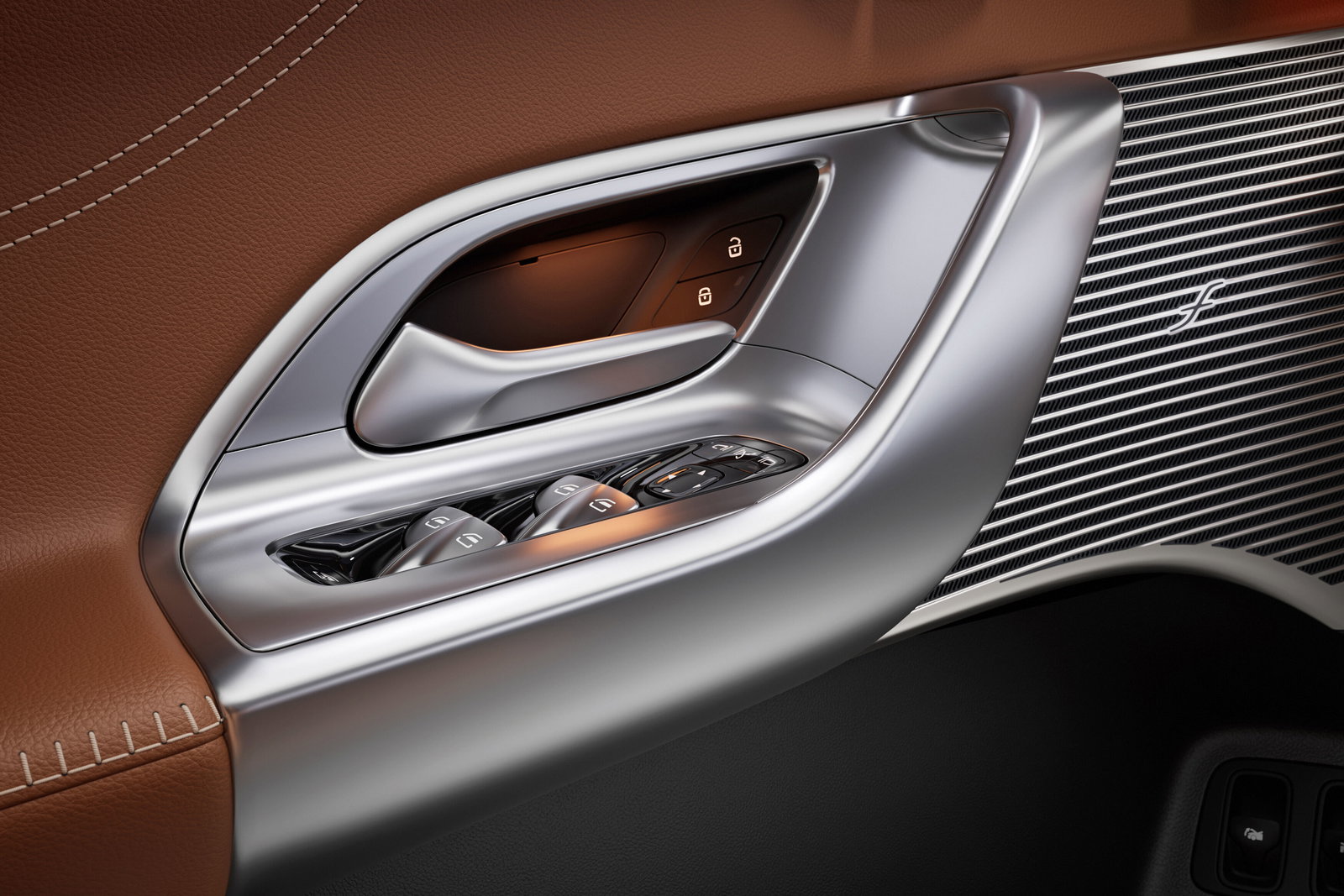 Mercedes GLC EV - interior detail