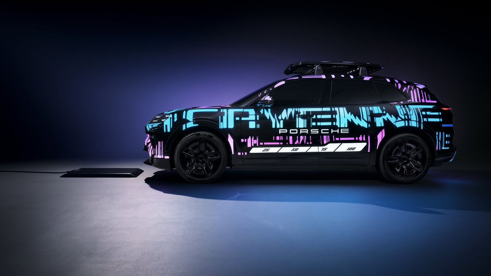 Porsche Cayenne wireless charging - side