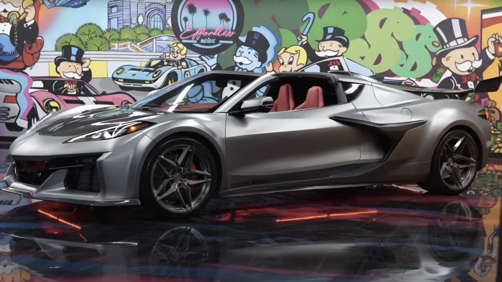 Shaquille O'Neals stretched Corvette Z06