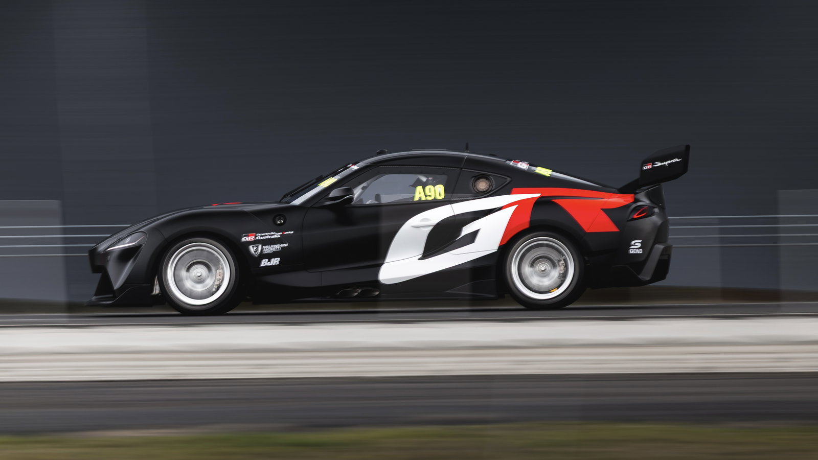 Toyota GR Supra Supercar - side