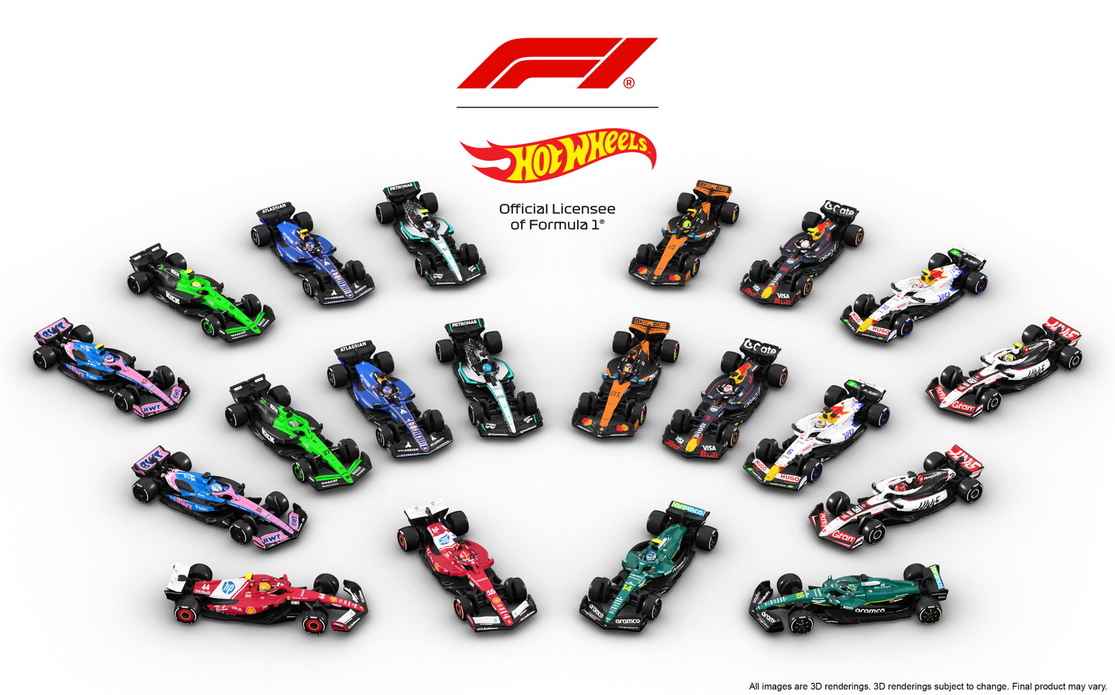 Ferrari And Aston Martin F1 Hot Wheels Are Coming
