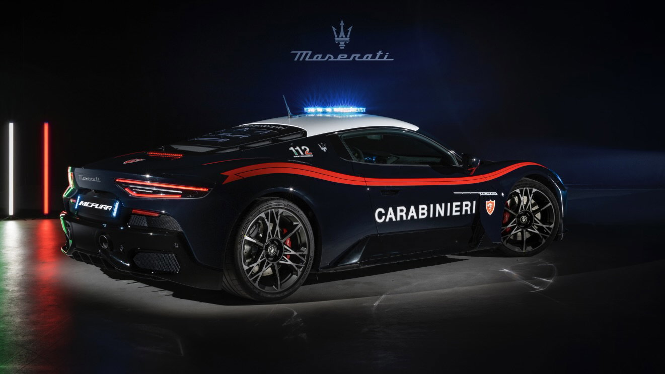 Carabinieri Maserati MCPura - rear