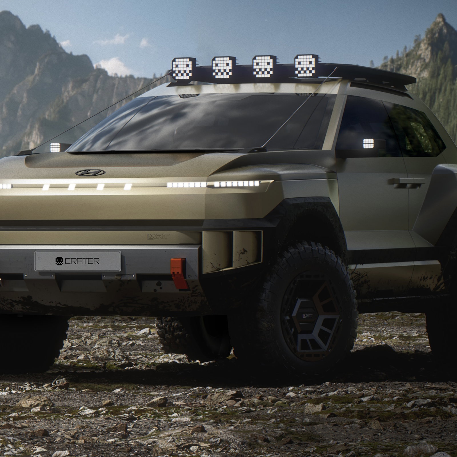 Hyundai Crater concept - front