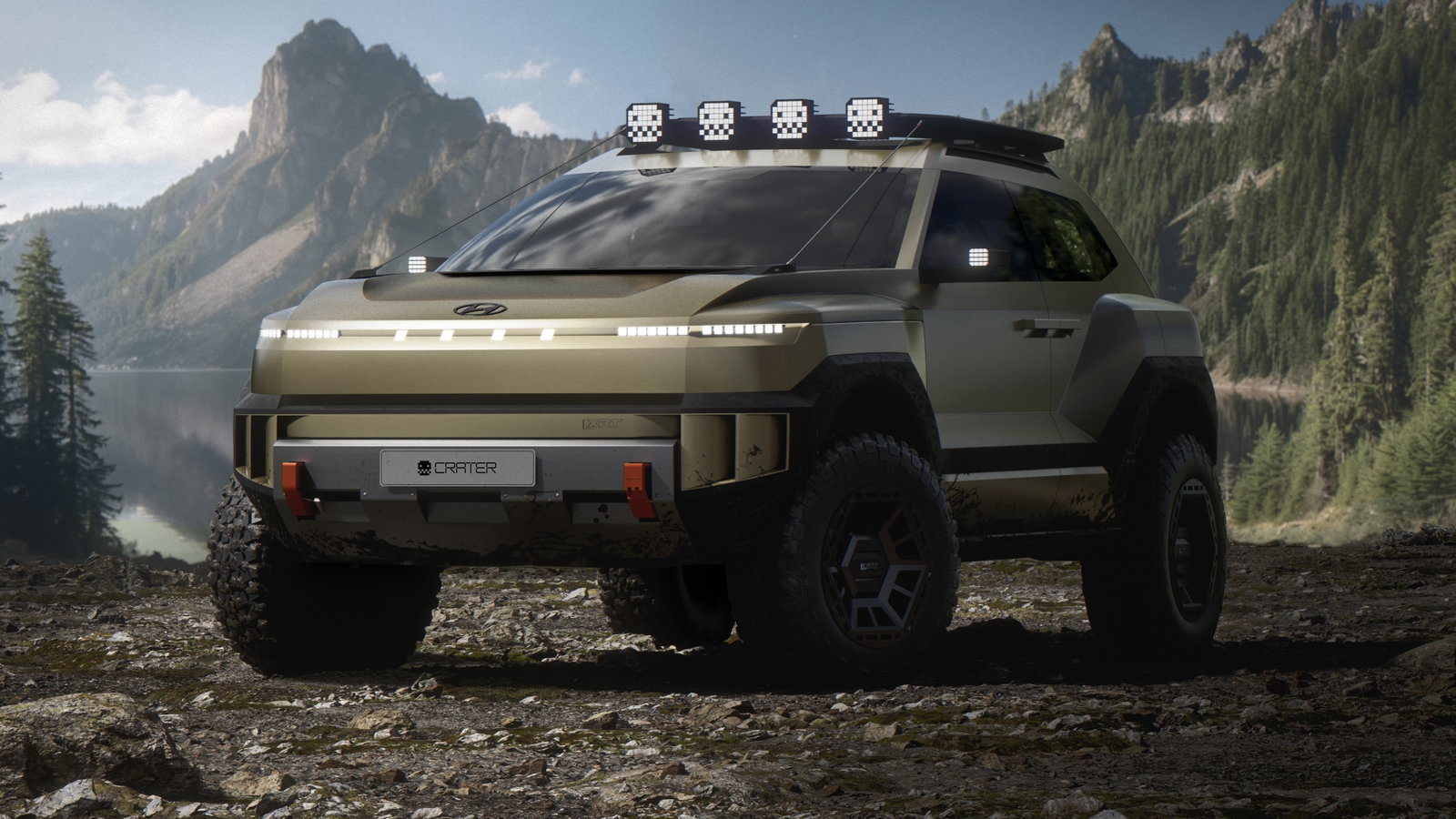 Hyundai Crater concept - front