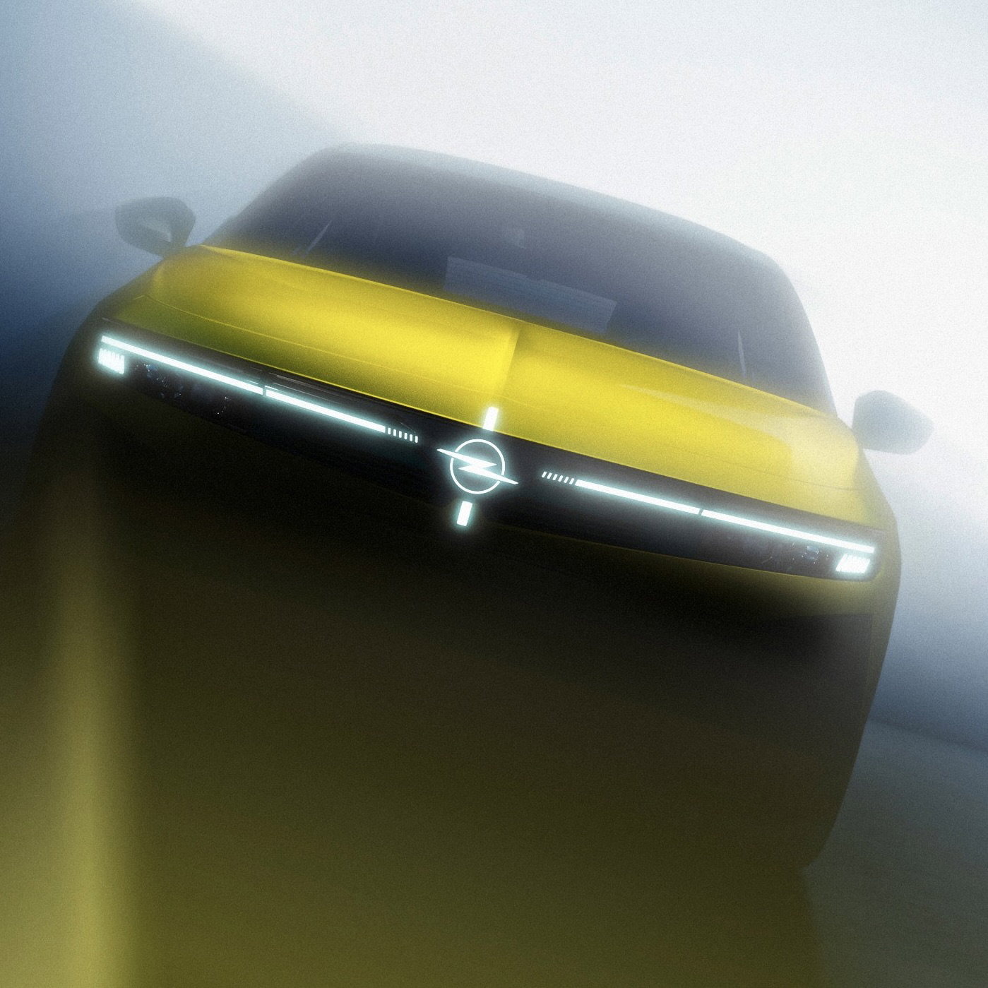 Opel Astra facelift teaser - front