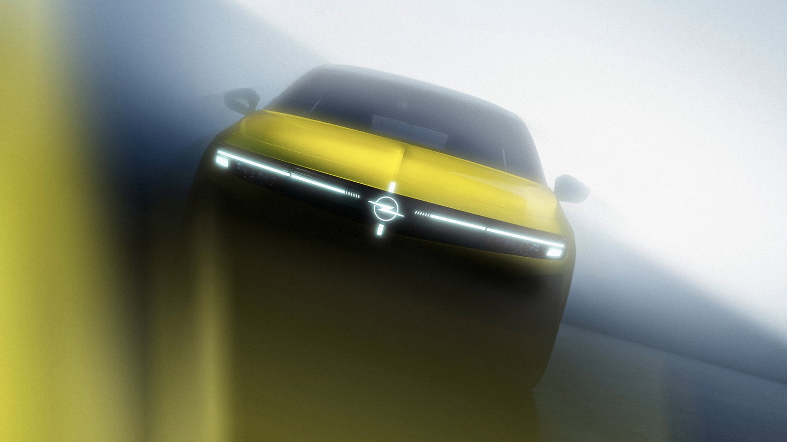 Opel Astra facelift teaser - front