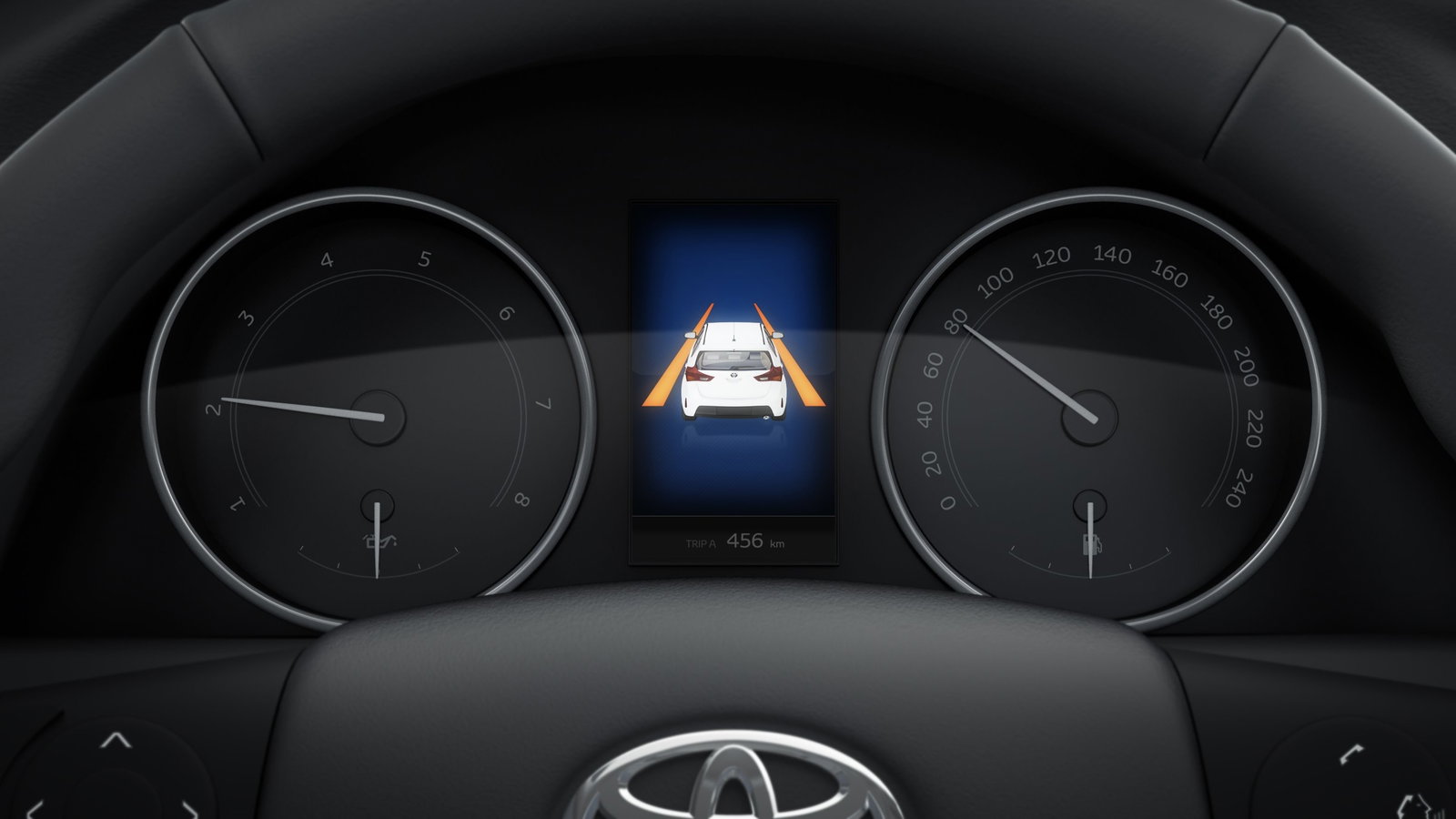 Lane departure alert