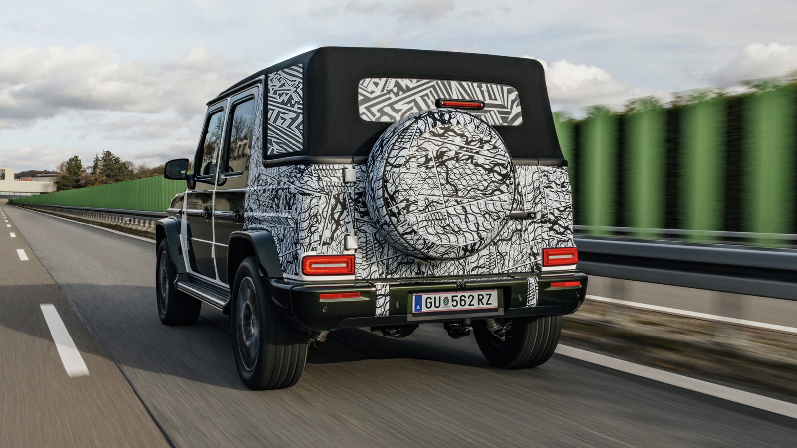 Mercedes G-Class Cabriolet prototype - rear