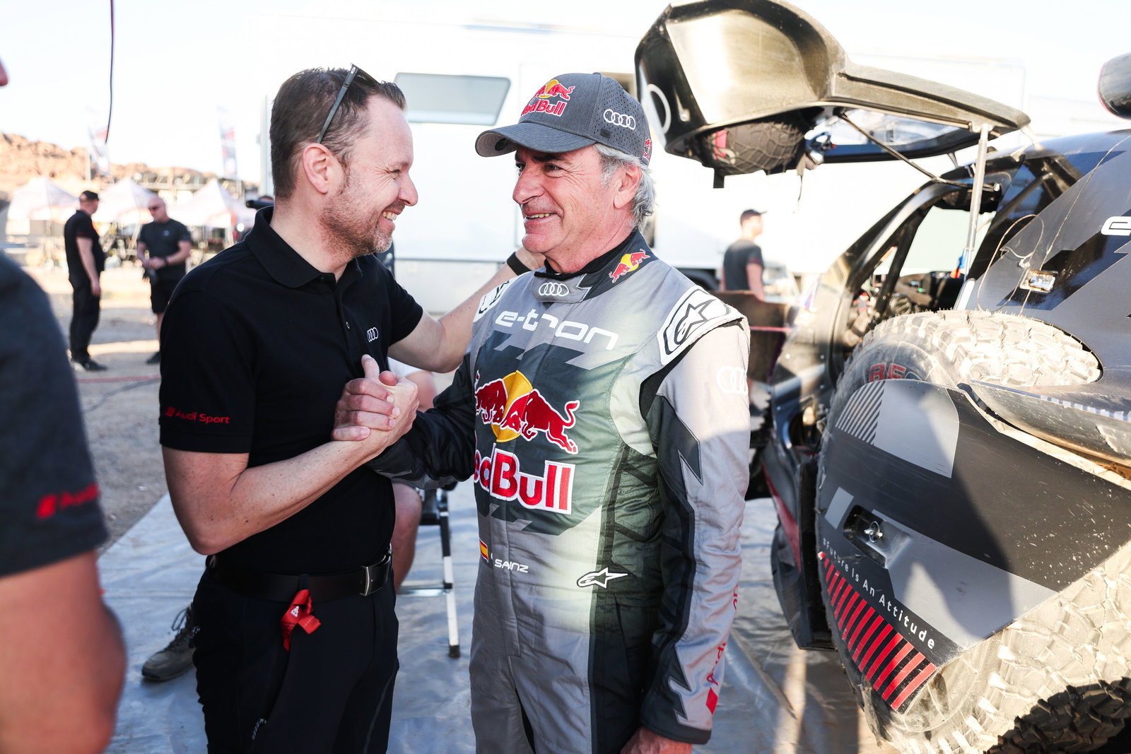 Carlos Sainz at the Dakar Rally