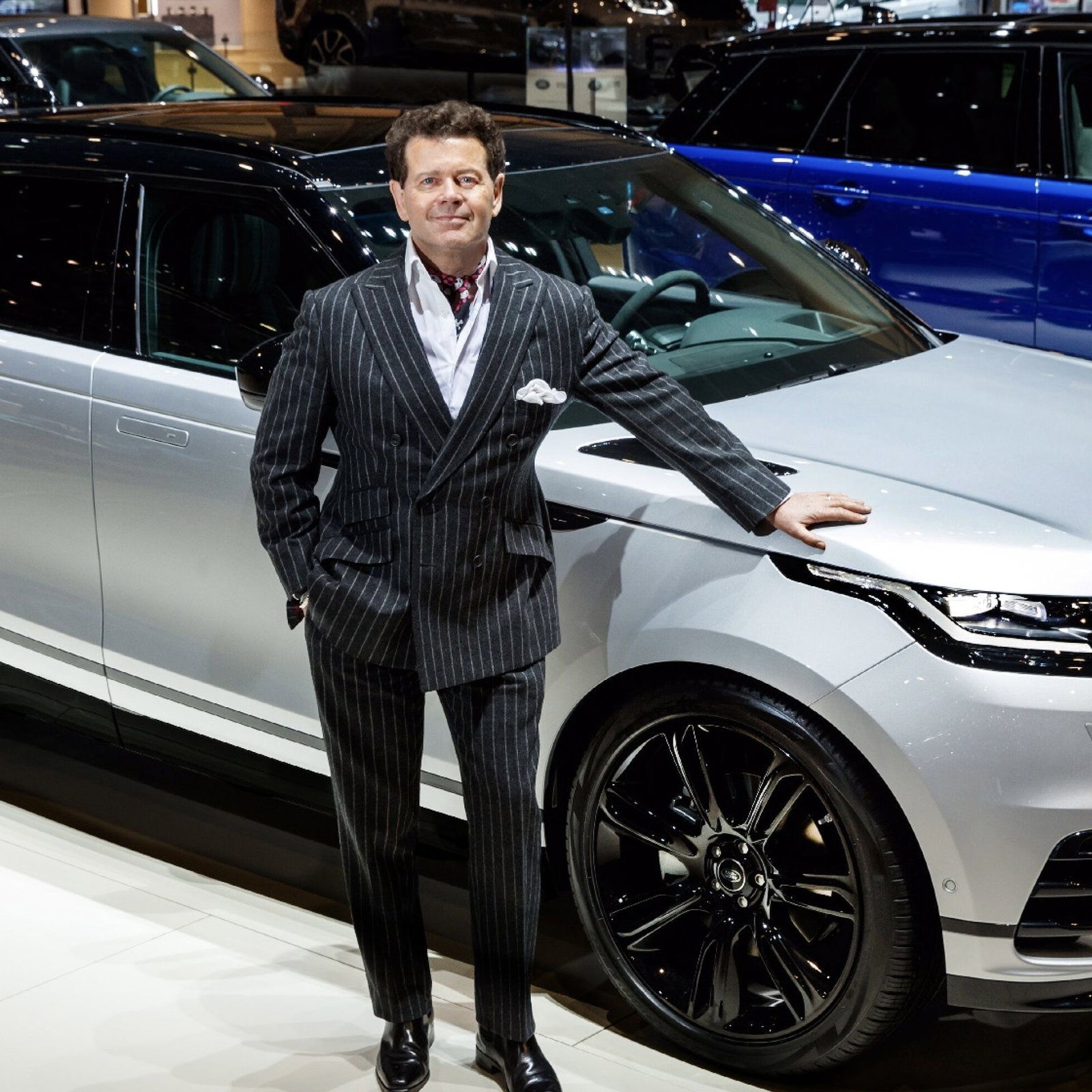 Gerry McGovern with Range Rover Velar
