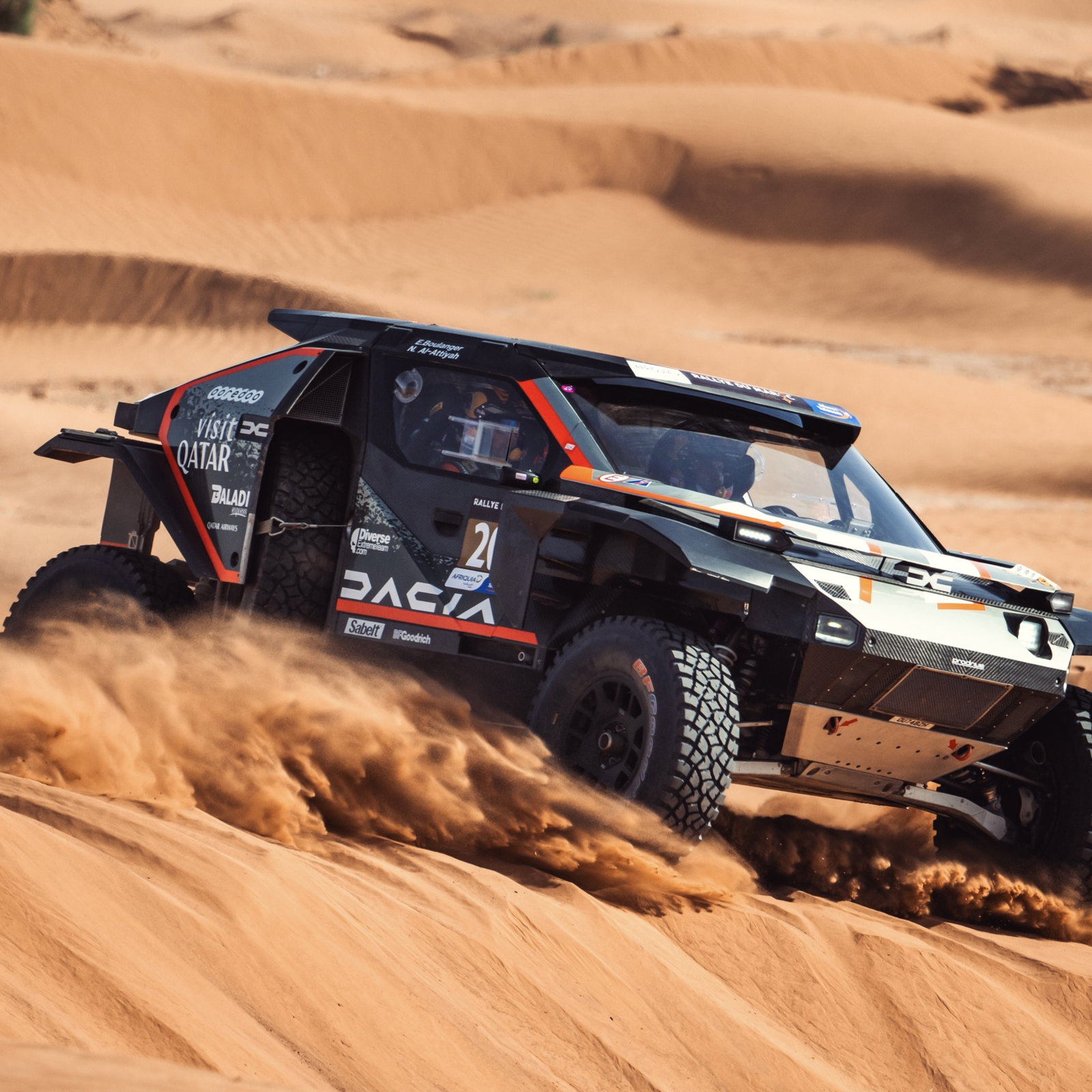 Dacia Sandrider at the Dakar