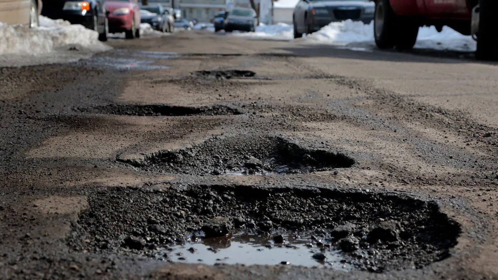 Potholes in the UK