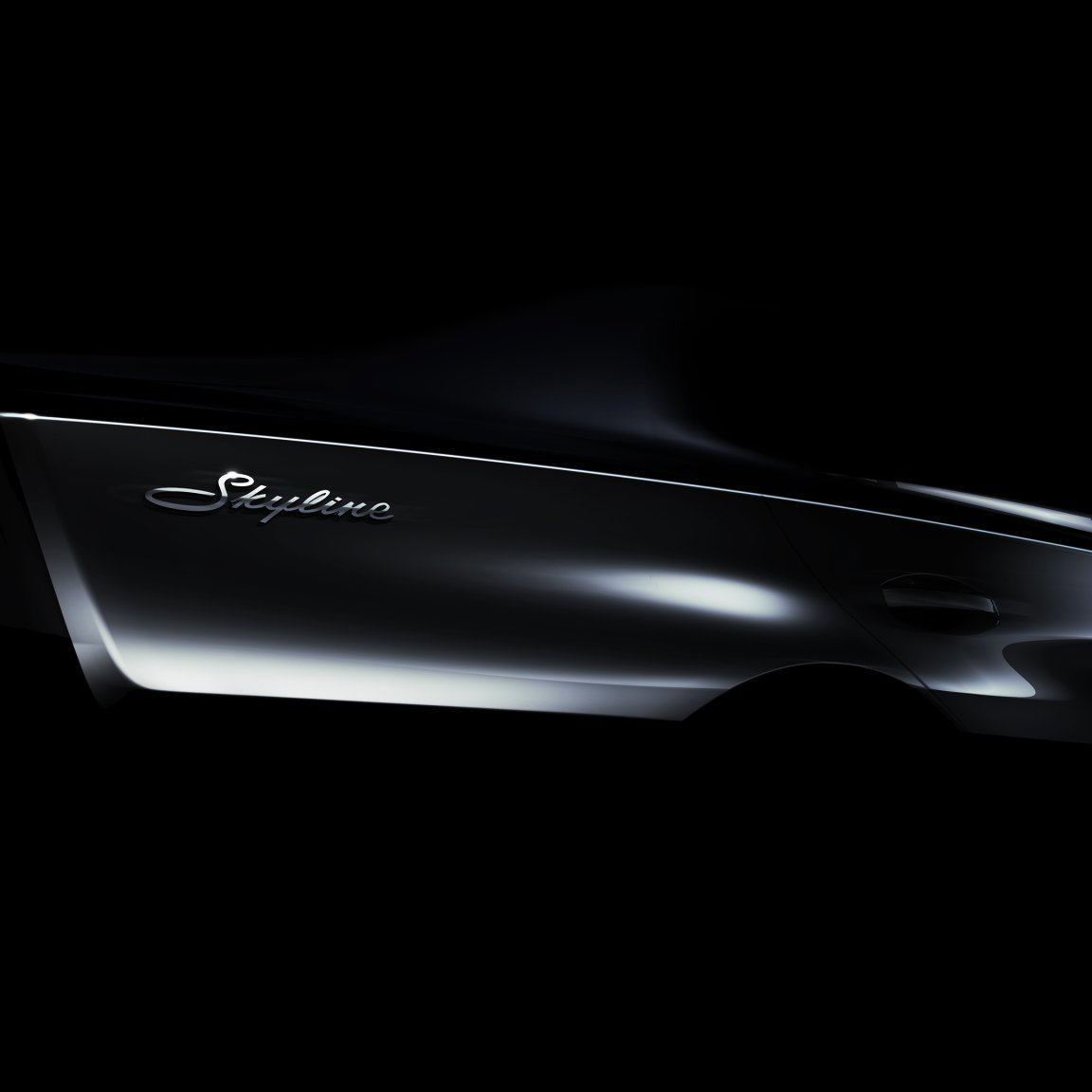 New Nissan Skyline teaser - rear