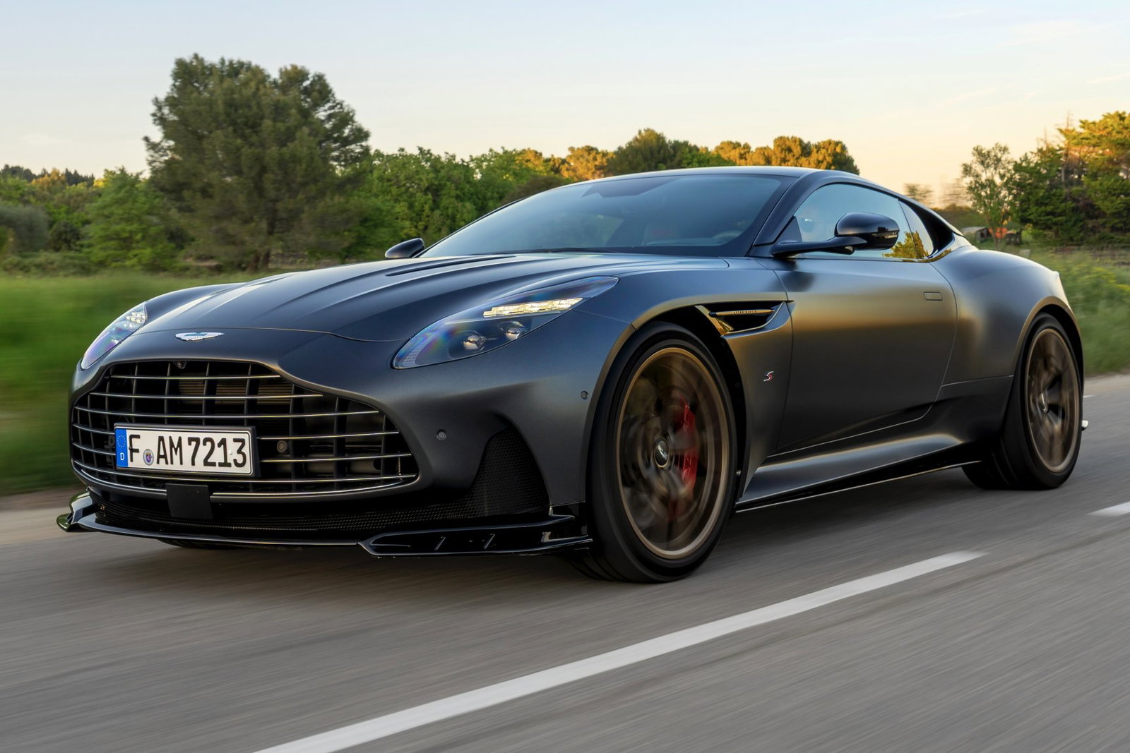 Aston Martin DB12 S - front, driving