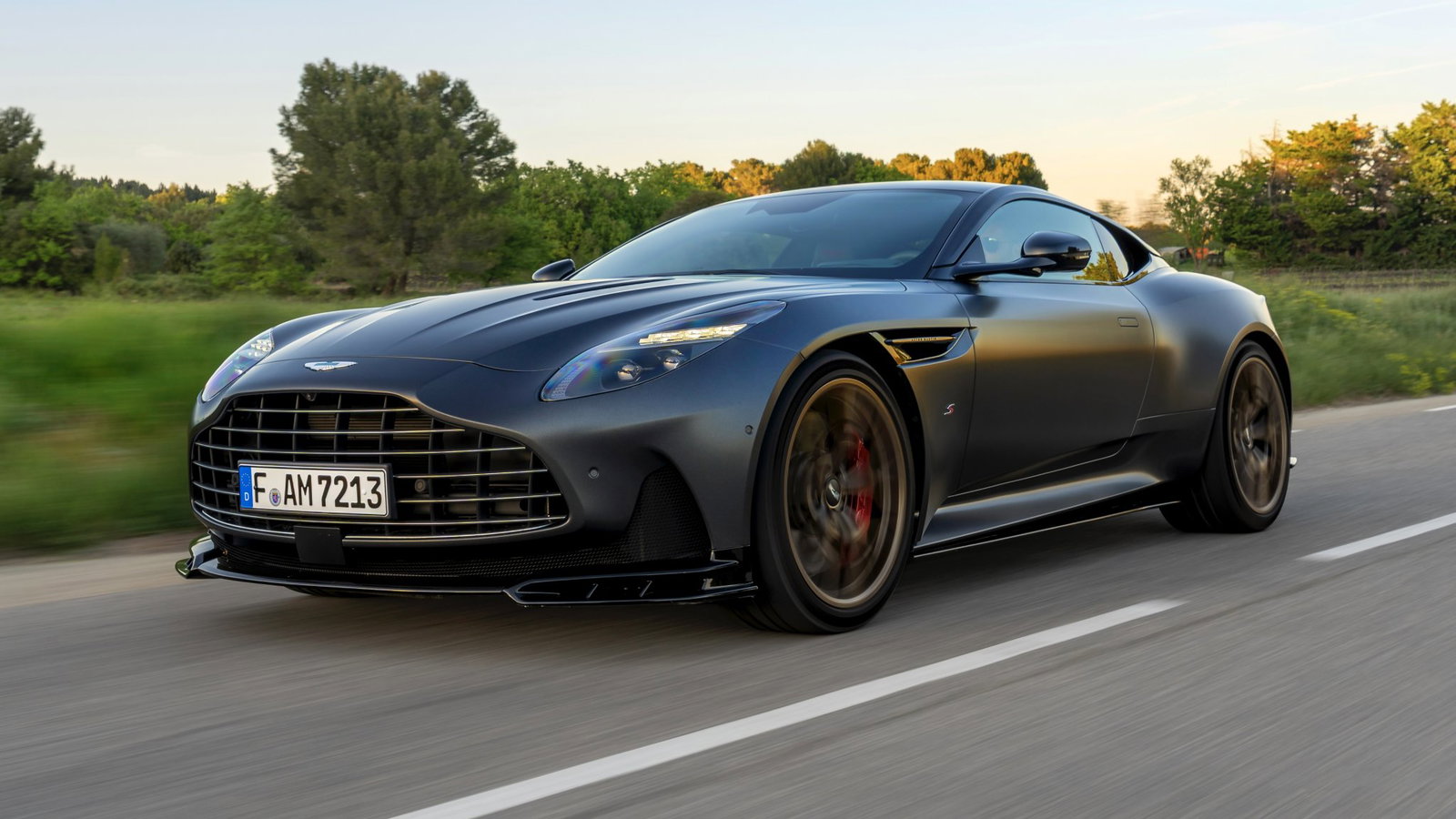 Aston Martin DB12 S - front, driving