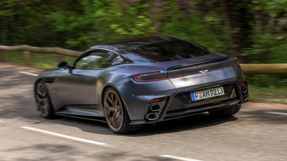 Aston Martin DB12 S - rear, driving
