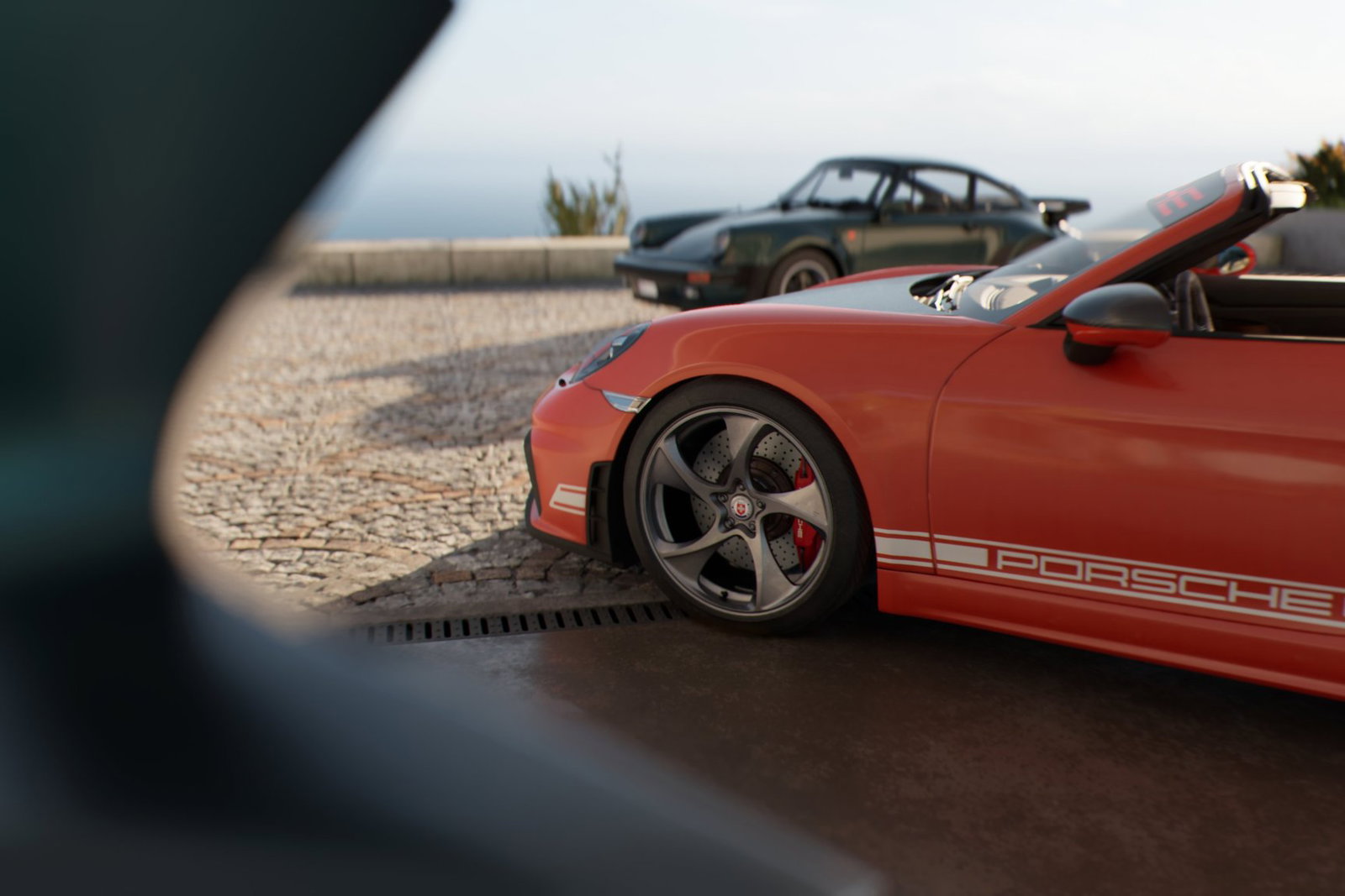 Screenshot of Maverick Games' untitled open-world racing game