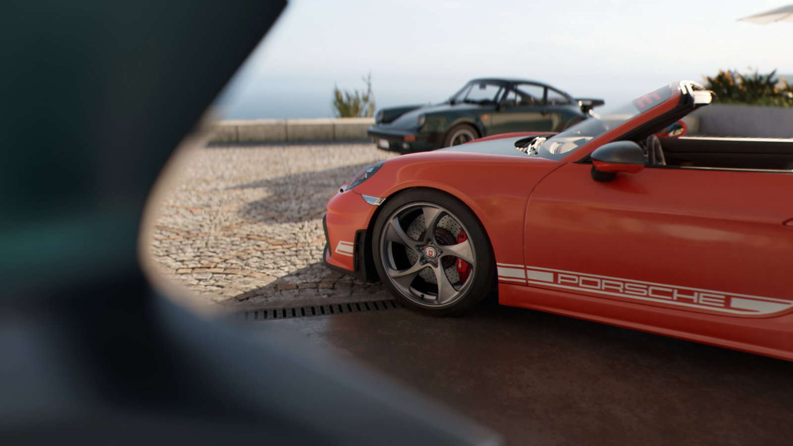 Screenshot of Maverick Games' untitled open-world racing game