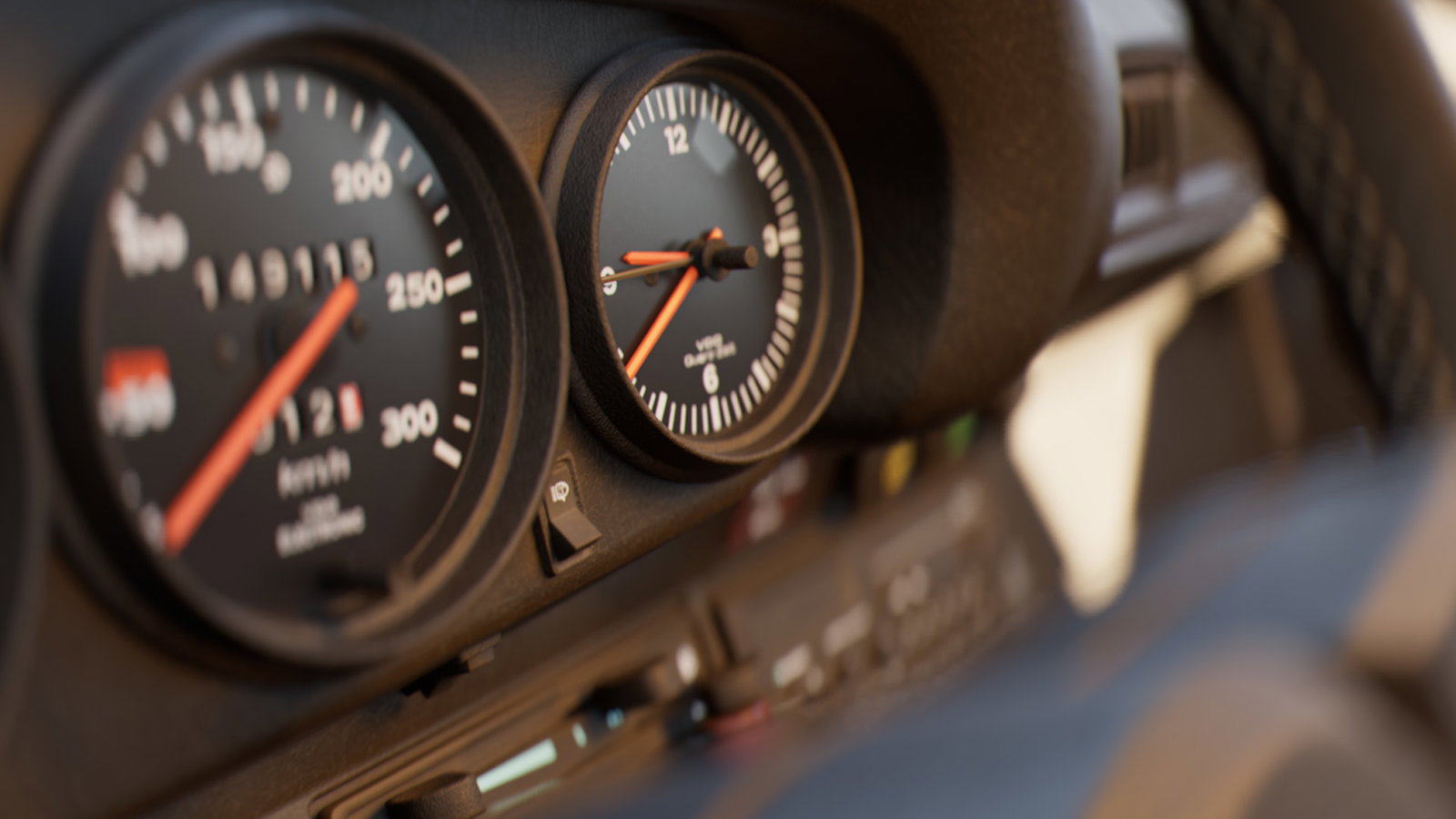 Screenshot of Maverick Games' untitled open-world racing game