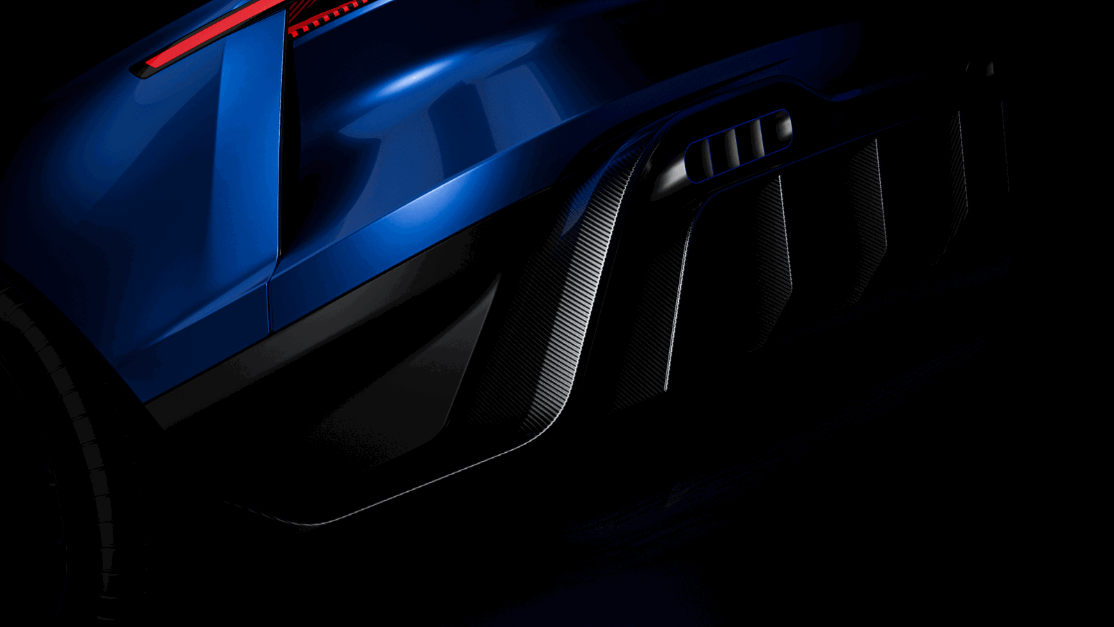 Jensen Interceptor GTX - teaser, rear diffuser