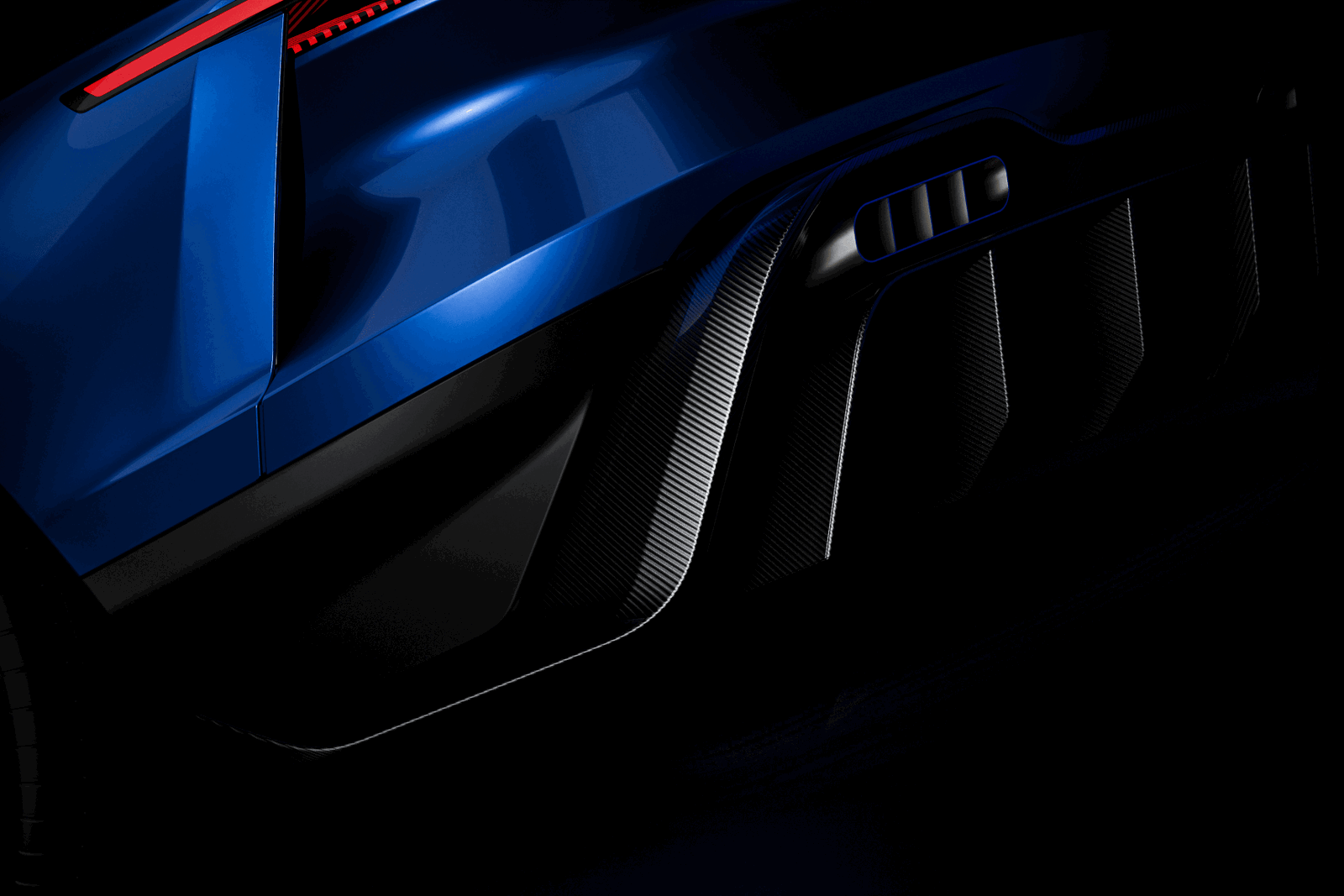 Jensen Interceptor GTX - teaser, rear diffuser