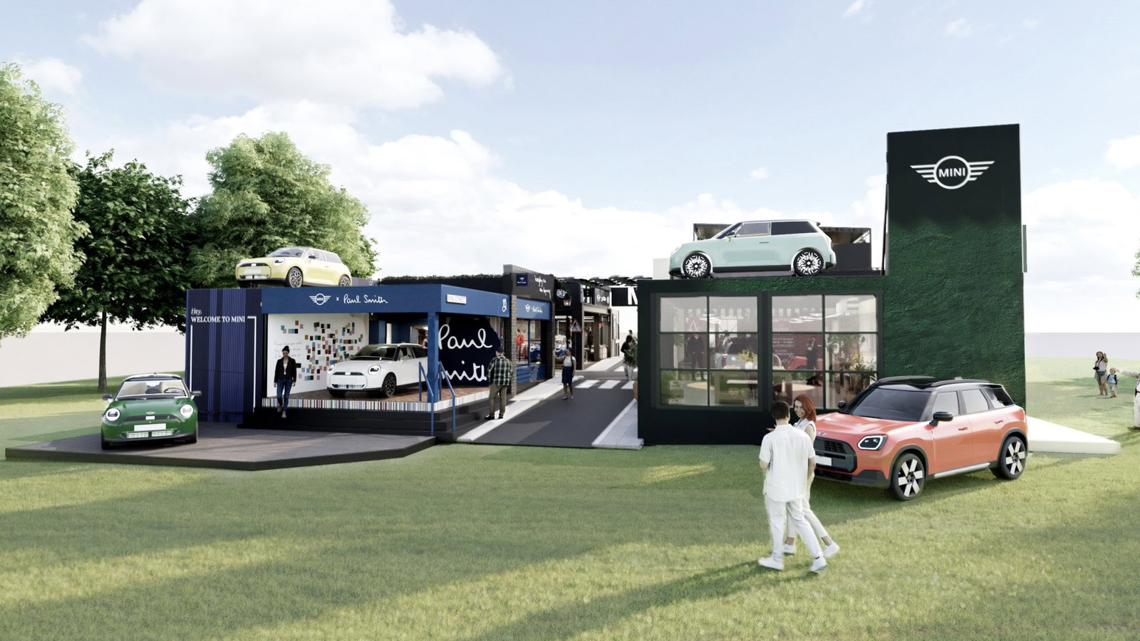 Mini Goodwood FoS stand rendering