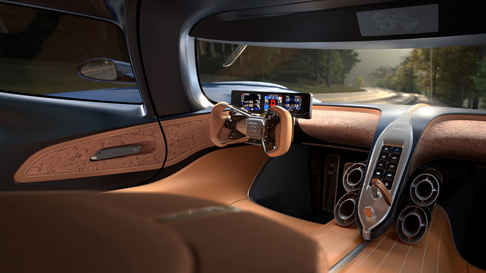 Bugatti Destrier - interior
