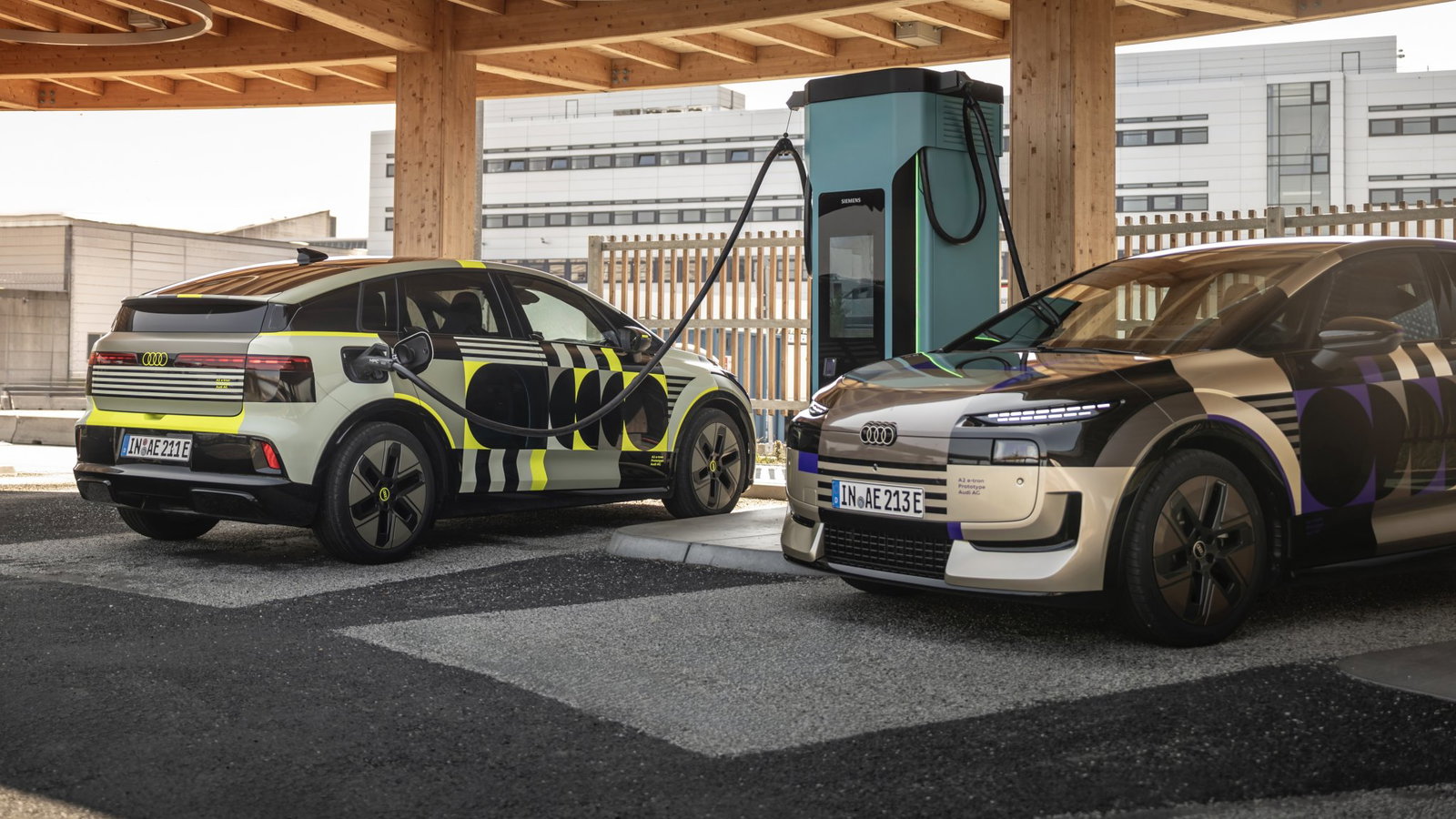 2026 Audi A2 prototype - rear and front
