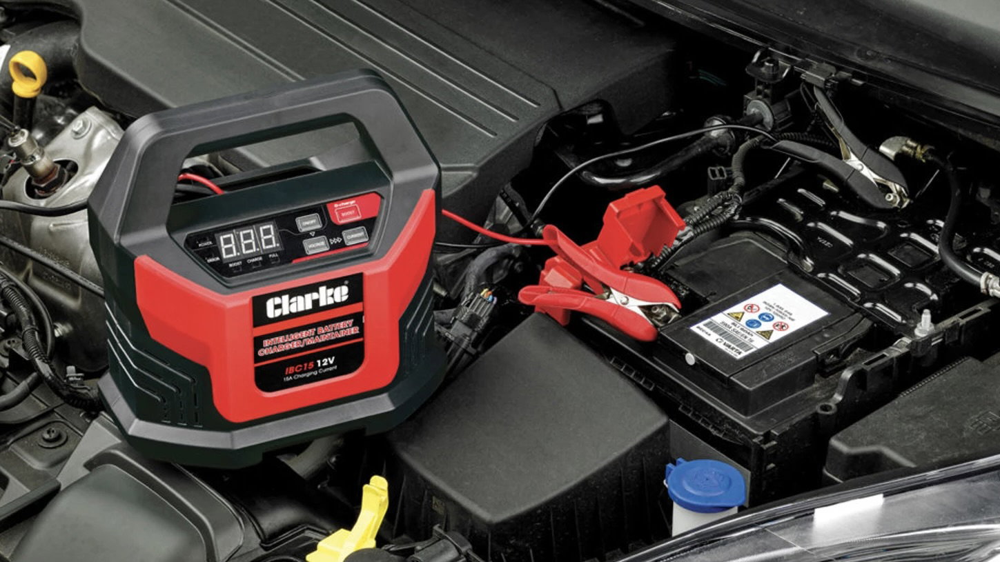 The Clarke IBC15 Intelligent Battery Charger will Stop you from Falling Flat