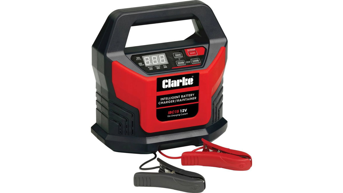 The Clarke IBC15 Intelligent Battery Charger will Stop you from Falling Flat