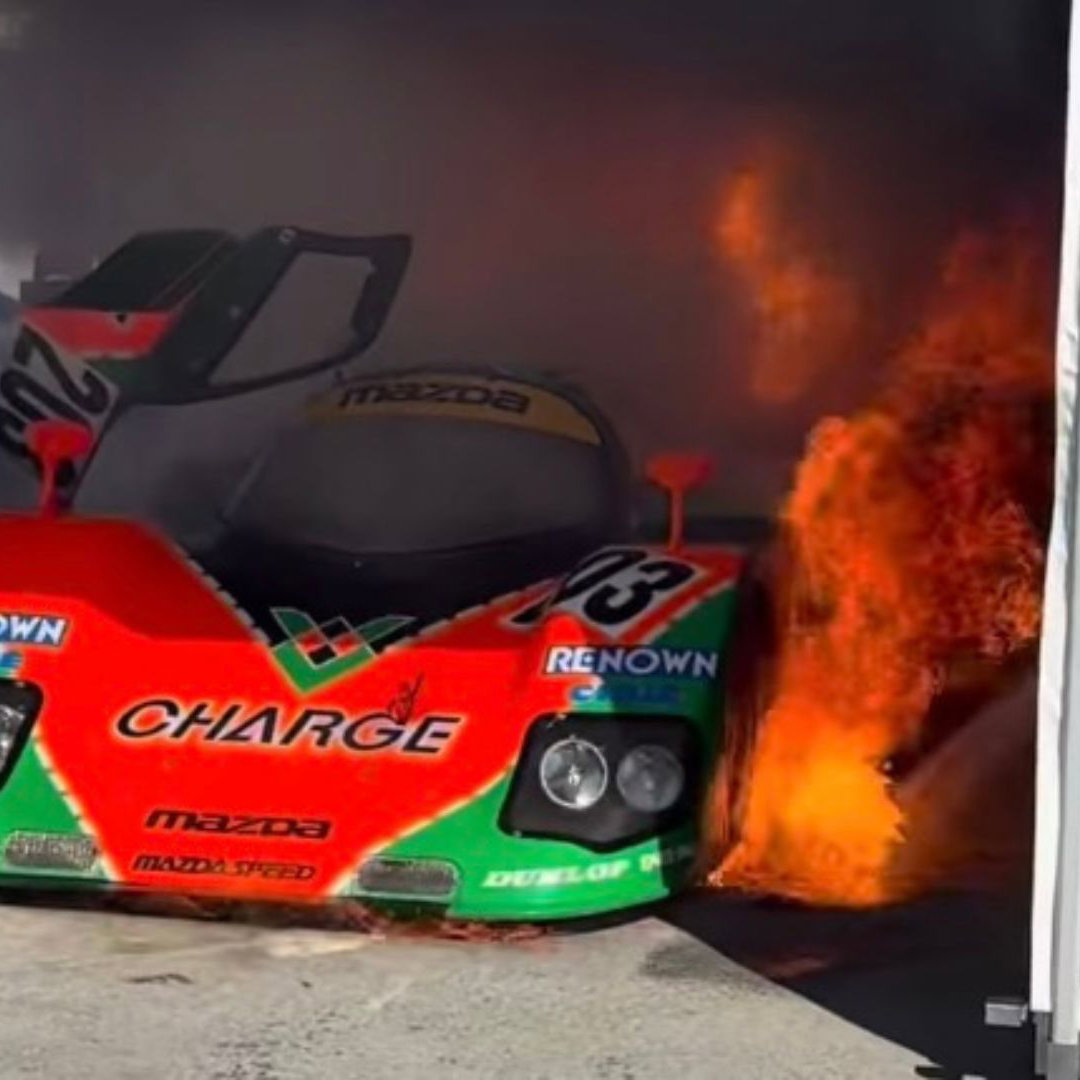 Mazda 767B on fire | per.0.xide on Instagram