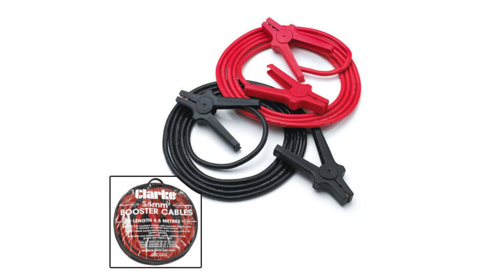 Be Ready to Help with the Clarke CJL54D 480A Professional Jump Leads