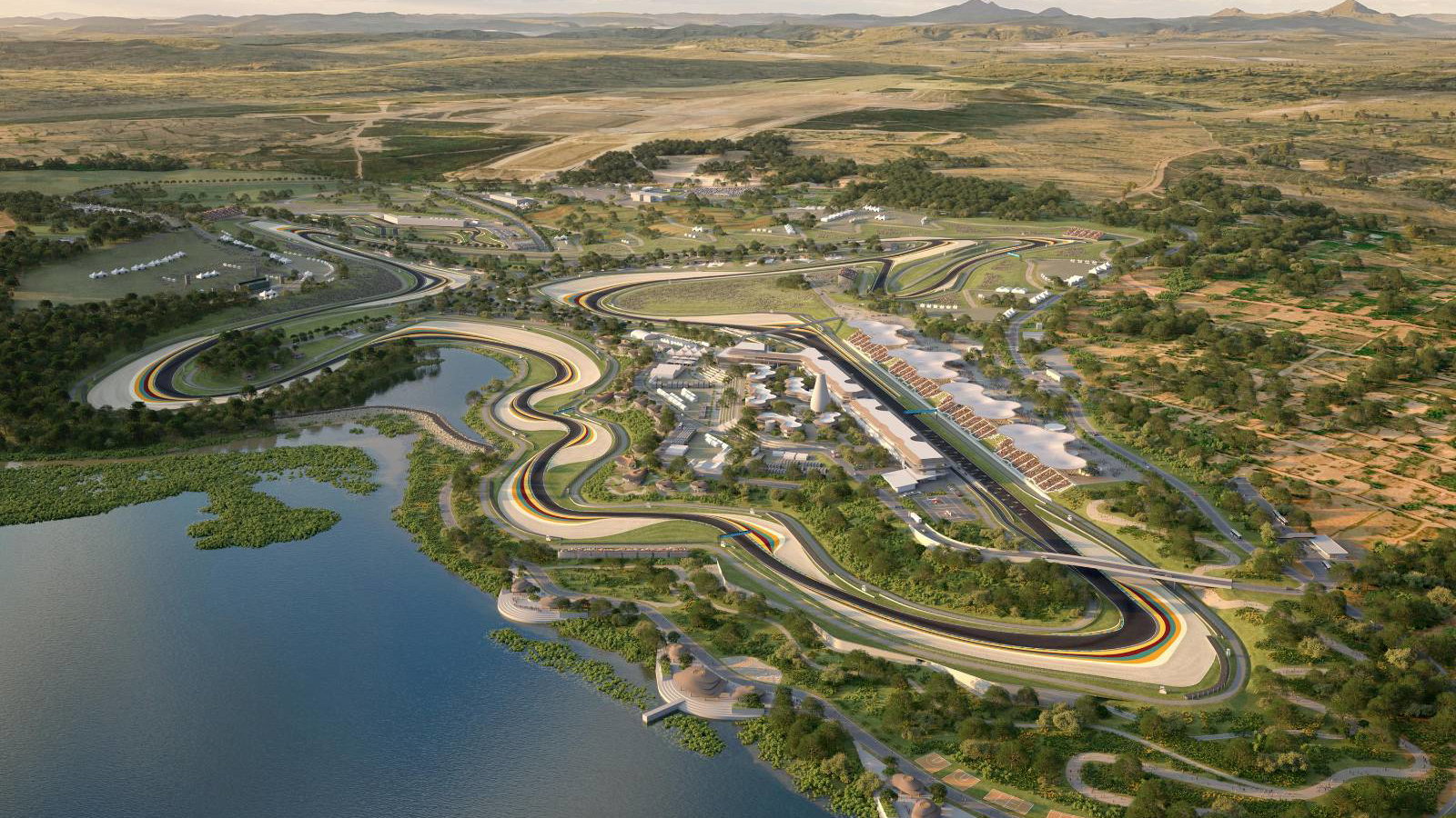 A render of the new circuit in Africa