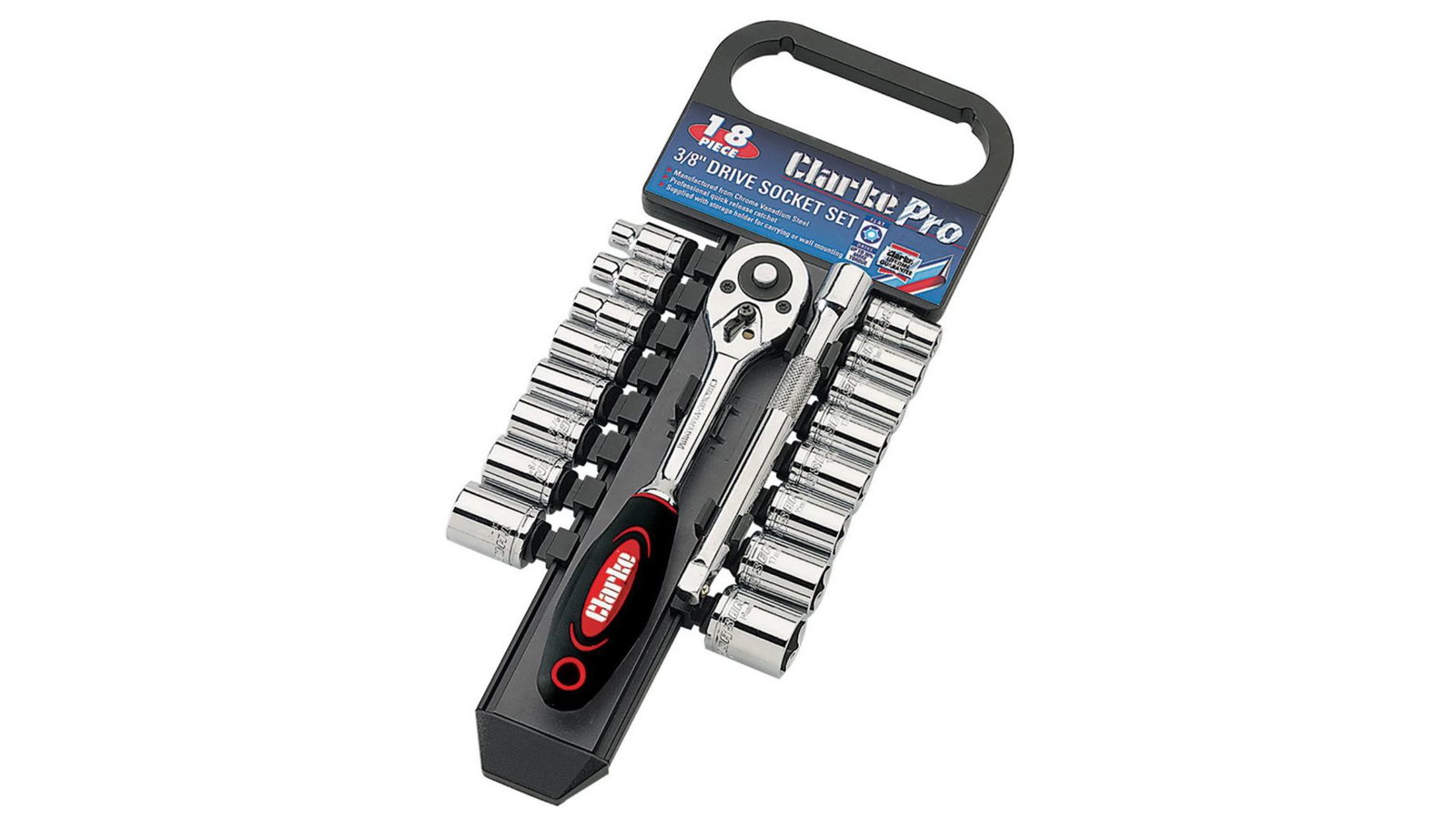 The Clarke PRO357 18-Piece Socket Set Makes Lost Sockets a Thing of the Past