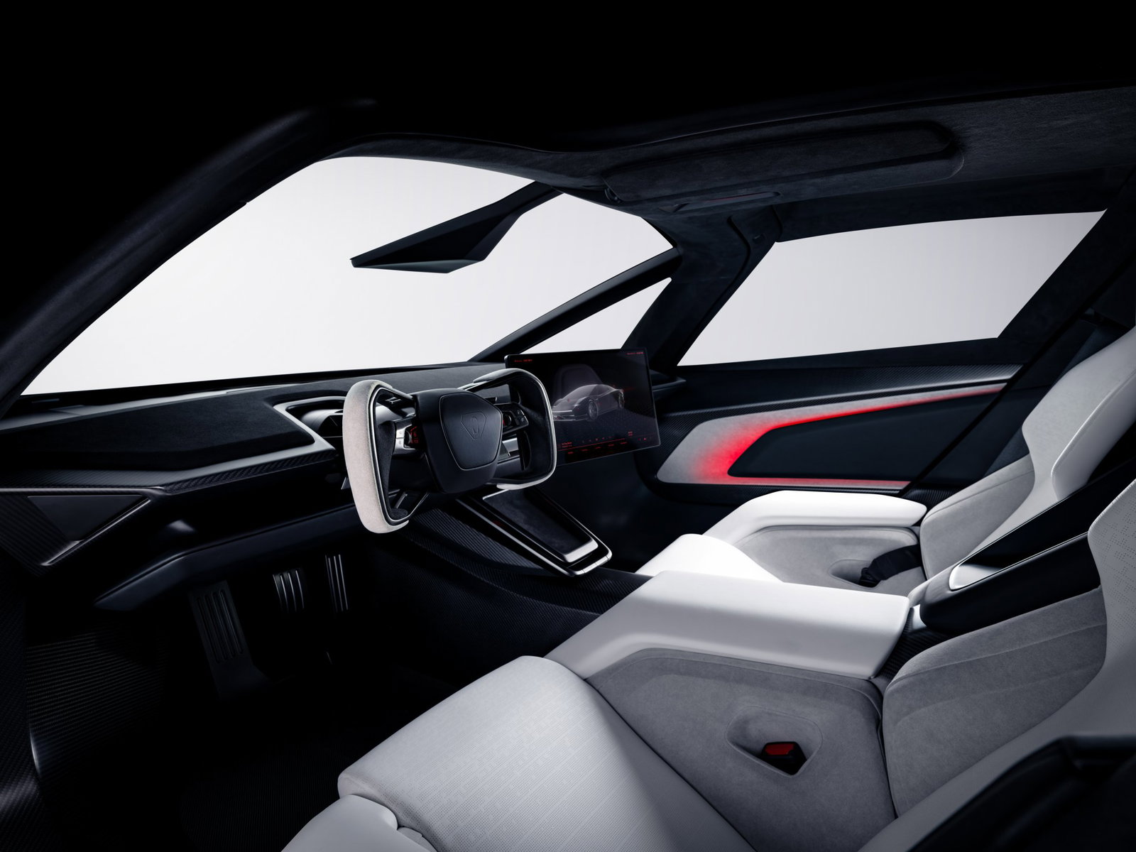 The Tesla Roadster Interior