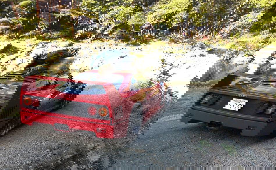 This Legendary Ferrari Owner Took His F40 On A Camping Trip