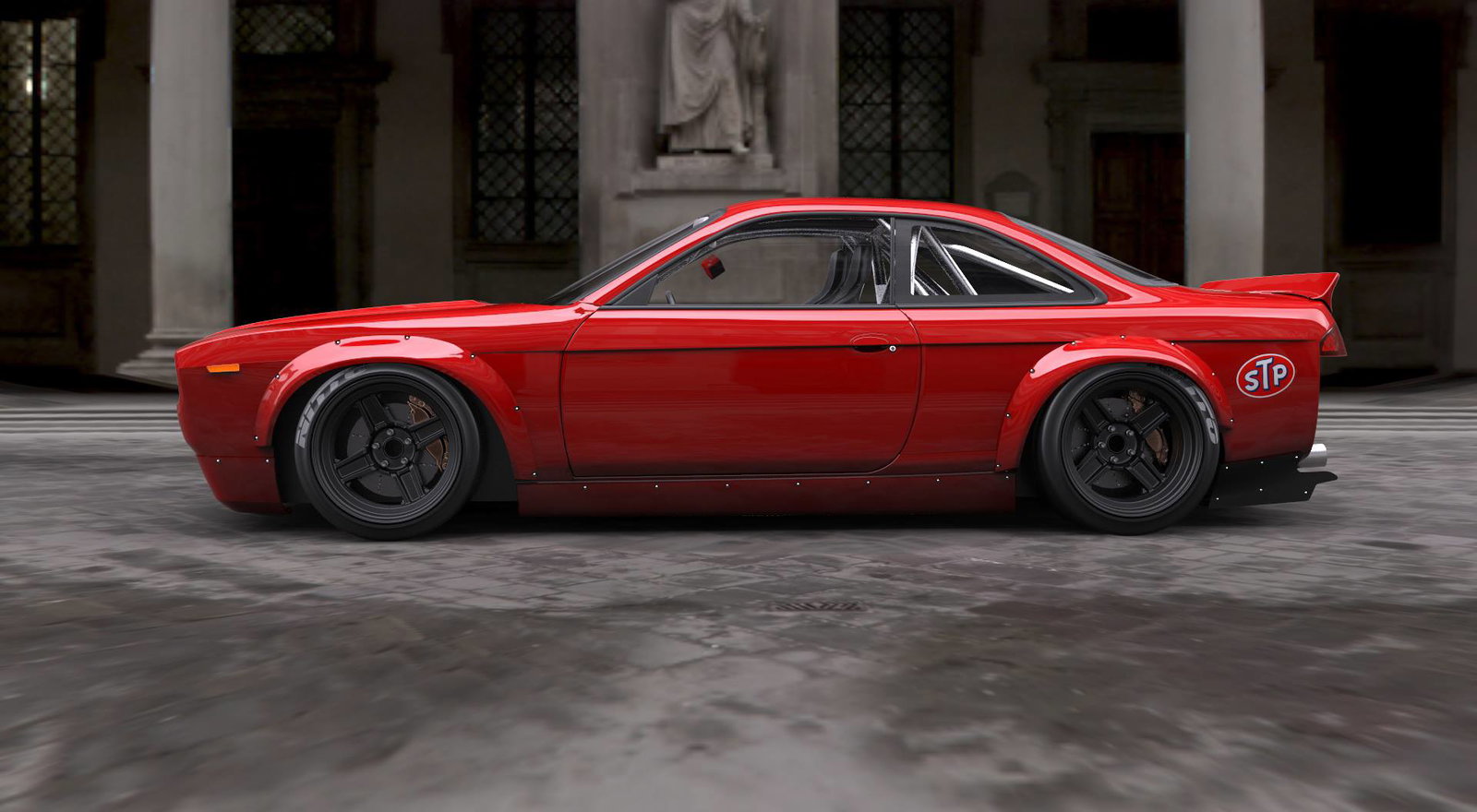 Make Your Nissan 200SX Look Like A Retro Muscle Car With This Awesome Rocket Bunny Body Kit