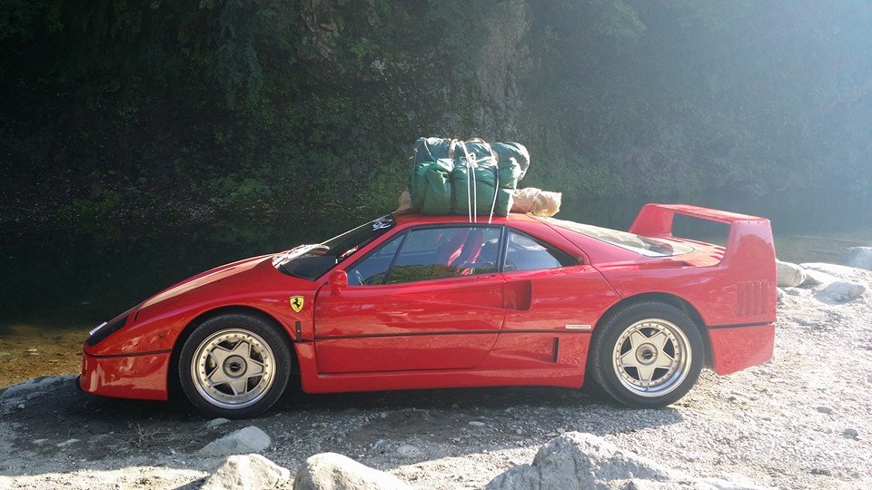 This Legendary Ferrari Owner Took His F40 On A Camping Trip