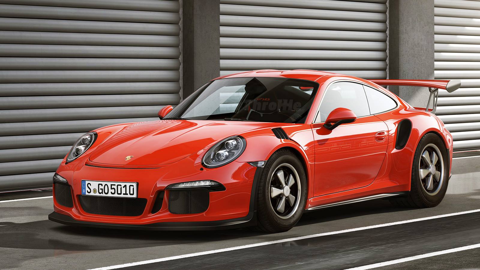 There was only one set of wheels we could sit the GT3 RS on, and that's the iconic 'five-leaf' Fuchs wheels from classic 911s.