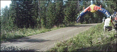 One of the worst possible spots to suffer a problem and crash at Spa!
