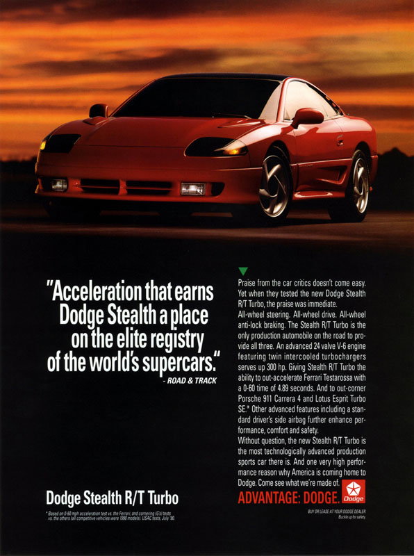 Here Are Two Dodge Stealth R/T Turbos At The Extremes Of The Buying Spectrum